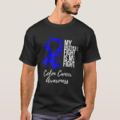 Mein Bruder kämpft gegen Colon Cancer Awaren T-Shirt (Vorderseite)