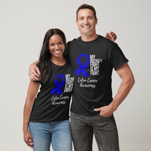 Mein Bruder kämpft gegen Colon Cancer Awaren T-Shirt (Unisex)