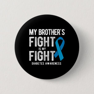 Mein Bruder kämpft gegen Diabetes Button