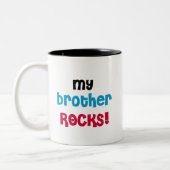 Mein Bruder schaukelt T - Shirts und Geschenke Zweifarbige Tasse (Links)