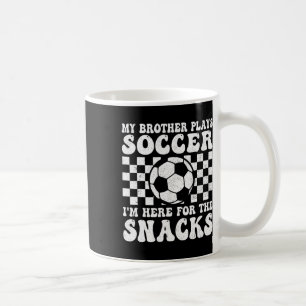 Mein Bruder spielt lustig Fußball Fußball Schweste Kaffeetasse