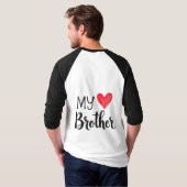 Mein Bruder T-Shirt (Schwarz voll)