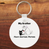 Mein Bruder von einer anderen lustigen Schlüsselke Schlüsselanhänger (Vorderseite)