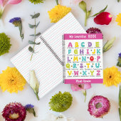 Mein Buch individuelle Name in bunten Buchstaben