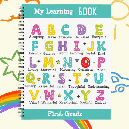 Mein Buch individuelle Name in bunten Buchstaben