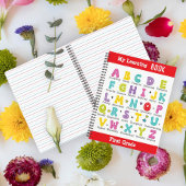 Mein Buch individuelle Name in bunten Buchstaben