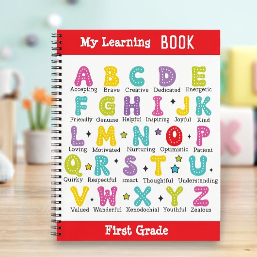 Mein Buch individuelle Name in bunten Buchstaben