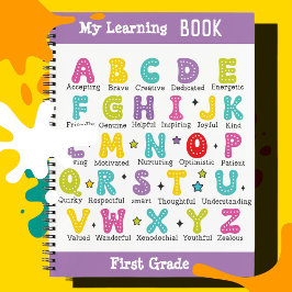 Mein Buch individuelle Name in bunten Buchstaben