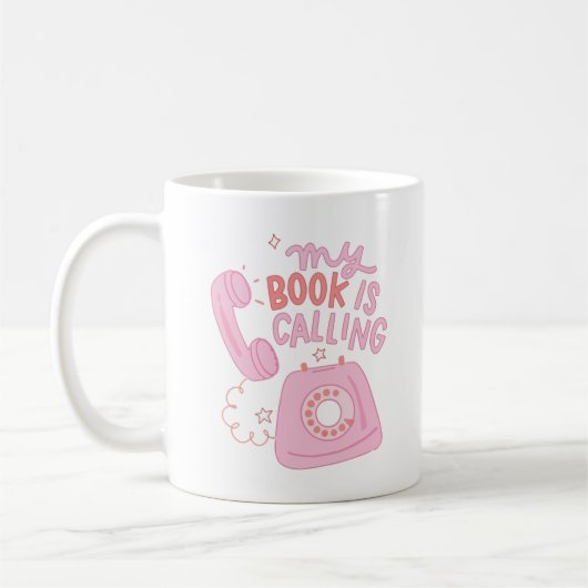 Mein Buch ruft  Kaffeetasse (Links)