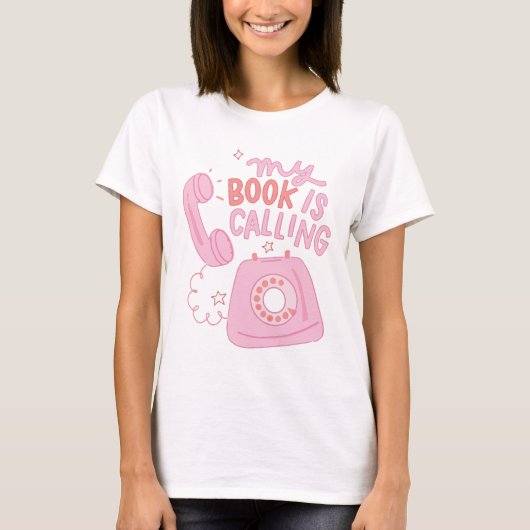 Mein Buch ruft  T-Shirt (Vorderseite)