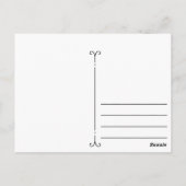 Mein Buchclub liest nur Weinetiketten Postkarte (Rückseite)