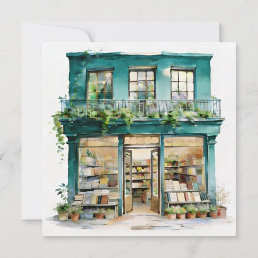 Mein Buchladen  Mitteilungskarte (Vorderseite)