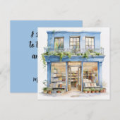 Mein Buchladen  Mitteilungskarte (Vorne/Hinten)