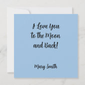 Mein Buchladen  Mitteilungskarte (Rückseite)