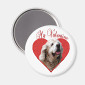Mein Buff Cocker Spaniel Valentine Magnet (Vorderseite/Rückseite)