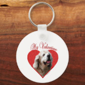 Mein Buff Cocker Spaniel Valentine Schlüsselanhänger (Vorderseite)