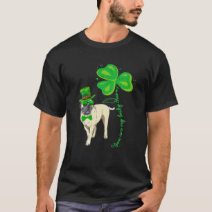 Mein Bull Hund ist mein Glücksbringer Kleeblatt St T-Shirt