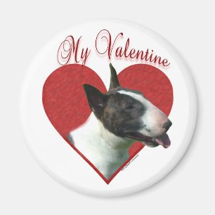 Mein Bull Terrier Valentine Magnet
