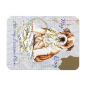 Mein Bulldog hat meinen Lektionsplan ausgelesen Magnet (Horizontal)