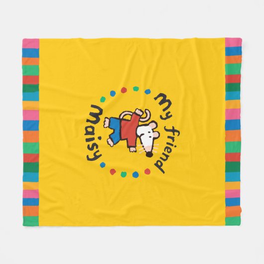 Mein bunter Kreis-Entwurf Freund-Maisy Fleecedecke (Vorderseite (Horizontal))