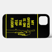 Mein Büro befindet sich im obersten Stock eines La Case-Mate iPhone Hülle (Rückseite (Horizontal))