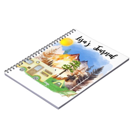 Mein Camping Journal A Notizblock (Linke Seite)