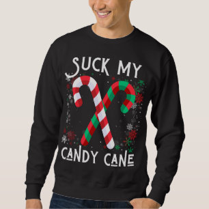 Mein Candy Cane Ugly Weihnachtskraut sind zum Kotz Sweatshirt
