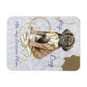 Mein Cane Corso Ate meinen Lektionsplan Magnet (Horizontal)