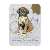 Mein Cane Corso Ate meinen Lektionsplan Magnet (Vertikal)