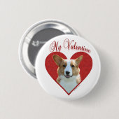 Mein Cardigan Welsh Corgi Valentine Button (Vorne & Hinten)