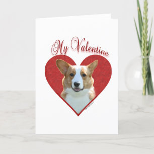 Mein Cardigan Welsh Corgi Valentine Feiertagskarte