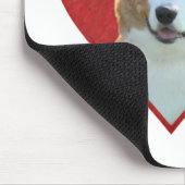 Mein Cardigan Welsh Corgi Valentine Mousepad (Ecke)