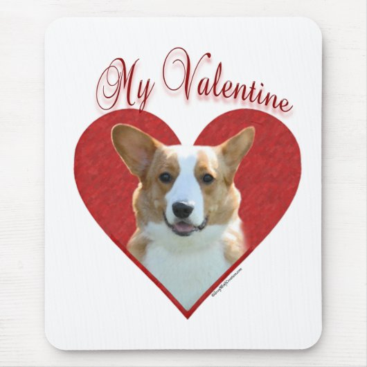 Mein Cardigan Welsh Corgi Valentine Mousepad (Vorne)