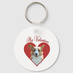 Mein Cardigan Welsh Corgi Valentine Schlüsselanhänger
