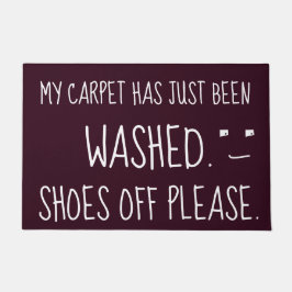 MEIN CARPET WURDE GERADE VERSCHMUTZT, DAMIT ES SIC FUßMATTE