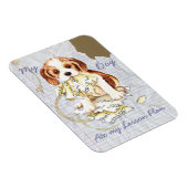 Mein Cavalier Ate My Lessingplan Magnet (Rechte Seite)