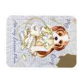 Mein Cavalier Ate My Lessingplan Magnet (Horizontal)