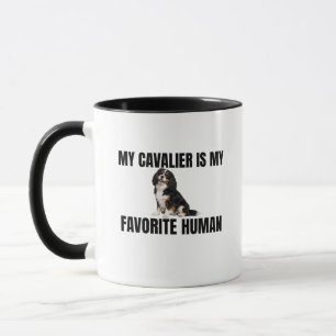 Mein Cavalier ist mein Lieblingsmensch-Mug Tasse