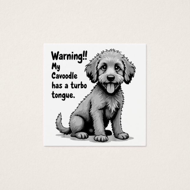 Mein Cavoodle Hat Eine Turbo-Zunge (Vorderseite)