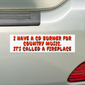 Mein CD-Brenner ist ein Fireplace Autoaufkleber (Auf Auto)