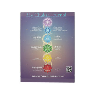 Mein Chakra-Journal-Notizbuch Notizblock