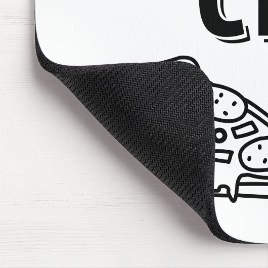 Mein Cheat Day isst Pizza Diät Spaß Mousepad (Ecke)
