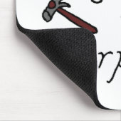 Mein Chef ist ein jüdischer Tischler Mousepad (Ecke)