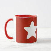 Mein Chef ist ein Rot und ein Weiß des Tasse (Links)