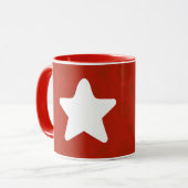 Mein Chef ist ein Rot und ein Weiß des Tasse (Vorderseite Links)