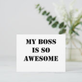 Mein Chef ist so phantastisch.png Postkarte (Stehend Vorderseite)