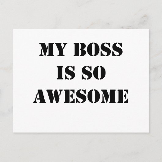 Mein Chef ist so phantastisch.png Postkarte (Vorderseite)