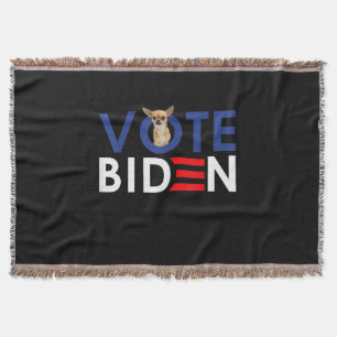 Mein Chihuahua Want wählen Joe Biden Funny Präside Decke