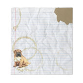 Mein chinesischer Shar-Pei Ate meinen Lektionsplan Notizblock (Vorderseite)