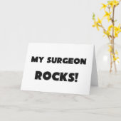 MEIN Chirurg ROCKS! Karte (Gelbe Blume)